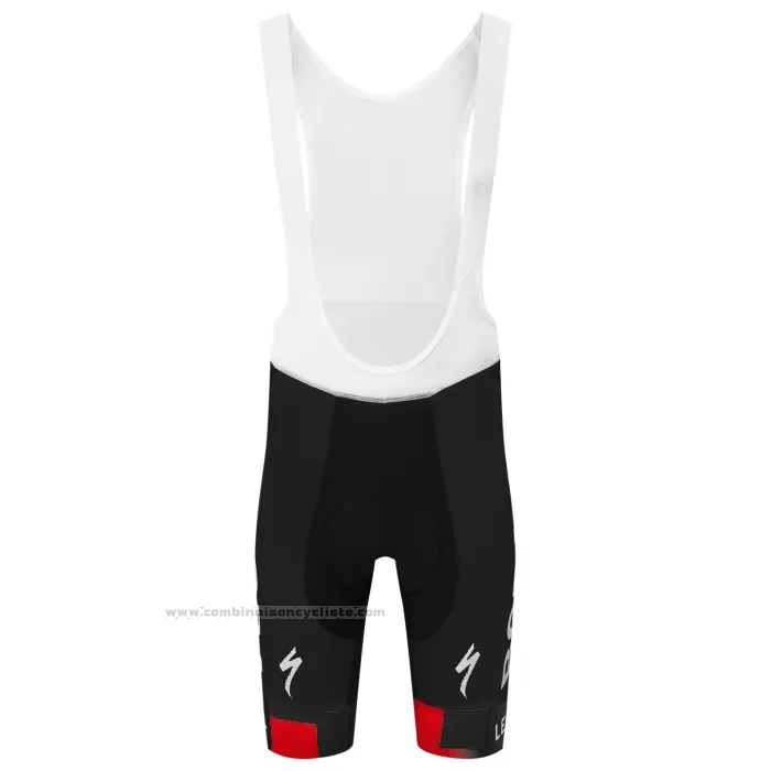2023 Maillot Cyclisme Bora-Hansgrone Noir Rouge Manches Courtes et Cuissard